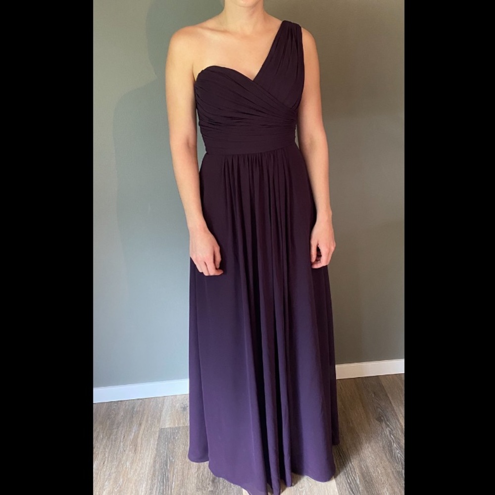 One-shoulder bridesmaid/grad/prom dress